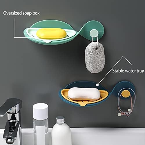 Cakina Folding Monkey Face Self-Draining Soap Rack for Kids in Bathroom