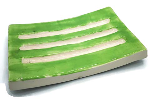 Handmade Long Green HandmadeSoapDish