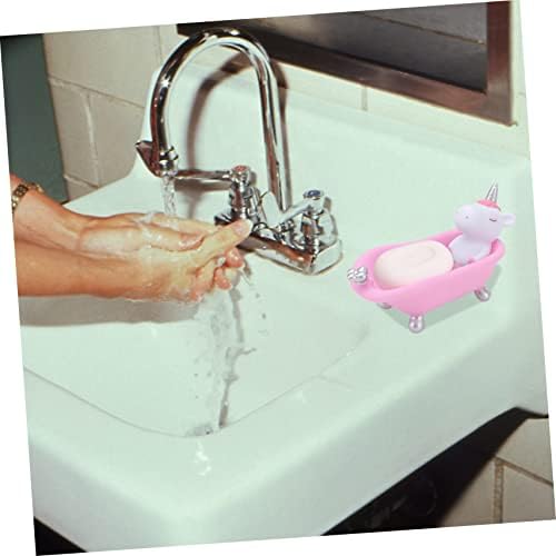 Cartoon Animal Soap Holder for Bathrooms Adorable Easy to Clean