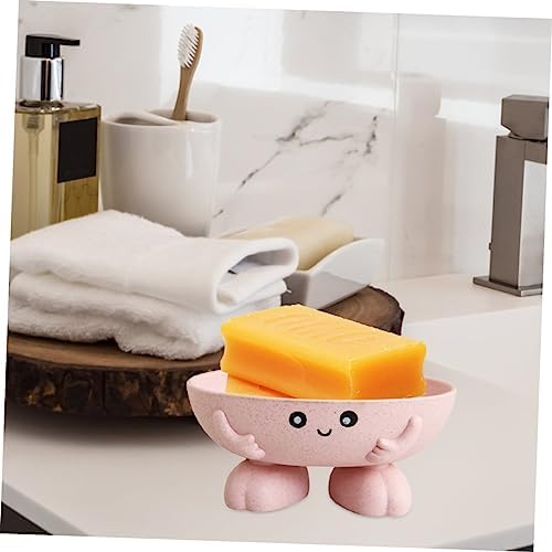 Cute Cartoon Soap Holder Set for Bathroom Kitchen