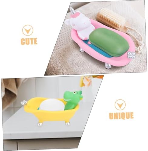 Cute Cartoon Dinosaur Soap Holder for Kids