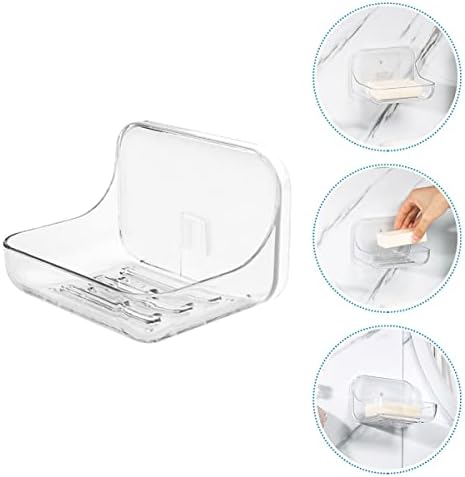 Victorasky Acrylic Wall-Mounted Bathroom Soap Dish