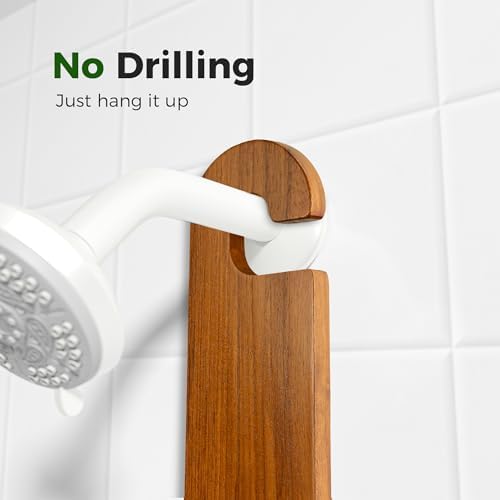 Utoplike Multi-Purpose Teak Wood Shower Caddy