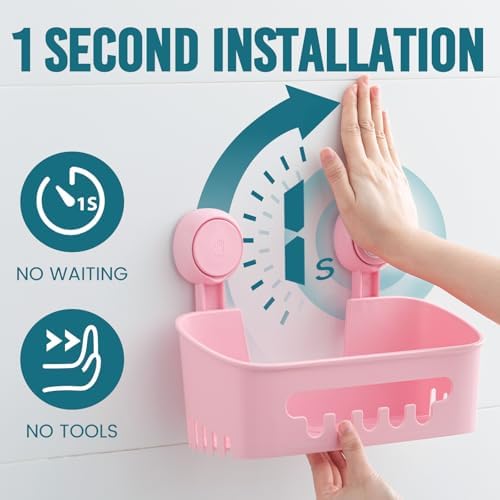 Multipurpose Suction Cup Shower Organizer