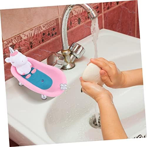 Wakauto Cartoon Unicorn Soap Holder Case
