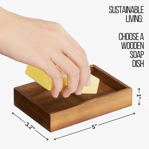 Monthuck Acacia soap dish