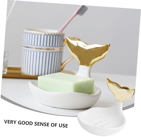 Healifty Modern Stylish Shaped Soap Holder for Bathroom Organization