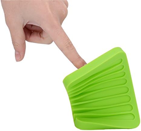 Vibrant silicone soap dish set for bathroom