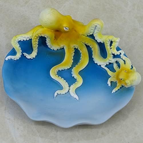 Resin Octopus Mother and Baby Soap Dish Beach