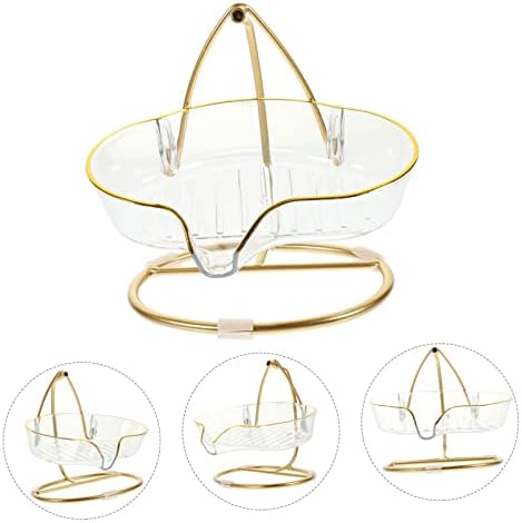 LIFKOME Countertop Soap Holder Draining Stylish for BATHrooms