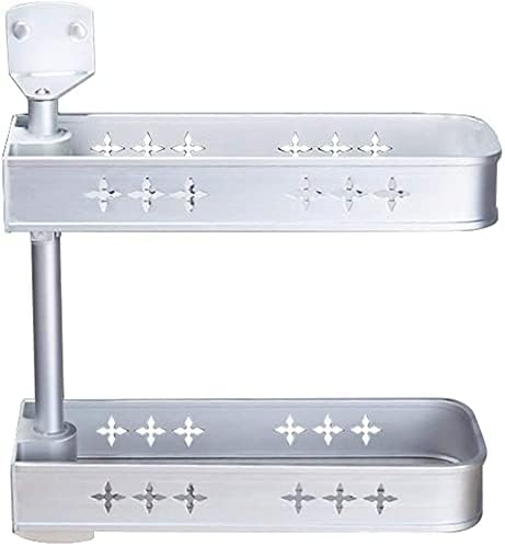 Durable Space-Aligned Organizer Aluminum Bath Shelf 4-Layer System