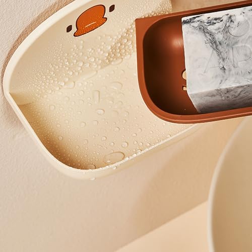 Beufee 2PCS Wall Mounted Soap Holder for Bathroom