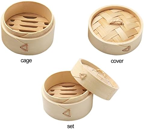 Eco-Friendly Bamboo Steamer Double-Handle Soaps Dispenser