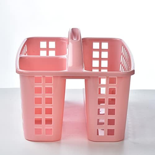 ALINK Plastic Shower Caddy Basket with Compartments