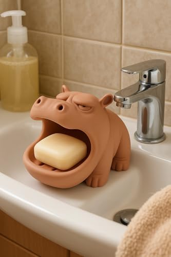 Grumpy Hippo 2 SOAP DISH