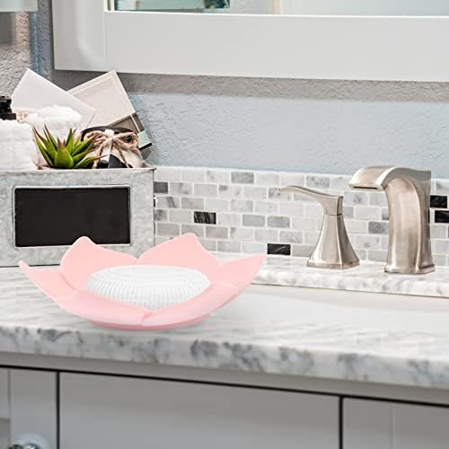 Floral Silicone Soap Holder with draining feature