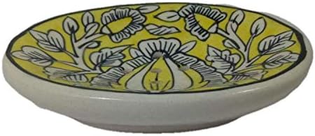 Elegant SOAP DISH TRAY Handicraft Ceramic Indian Artisan
