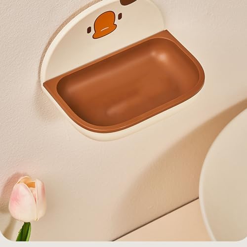 Beufee 2PCS Wall Mounted Soap Holder for Bathroom