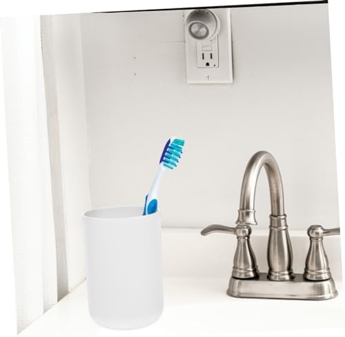 2-Piece Reusable Bathroom Tumbler Toothbrush Cups Pure Safe and Convenient