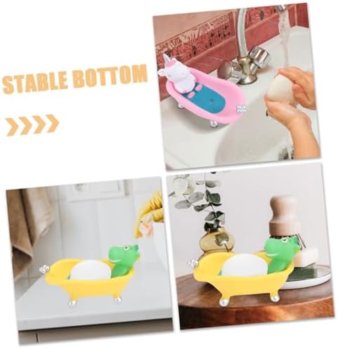 2pc Cute Cartoon Animal Soap Holder