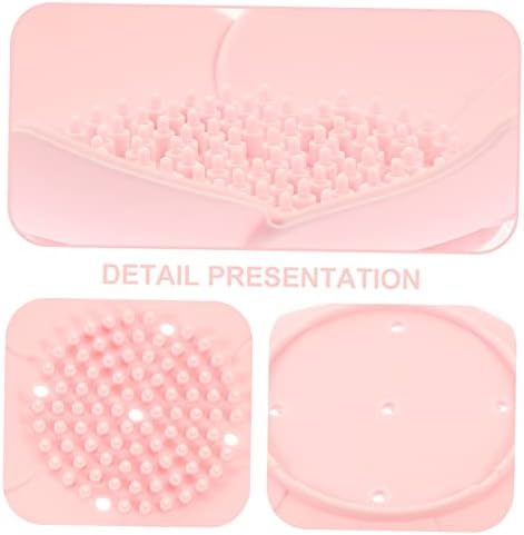 Cabilock Silicone Flower Soap Dish for Kitchen Bathroom
