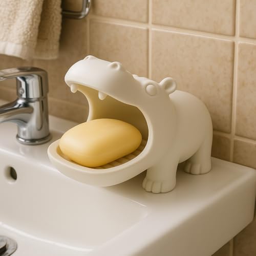 Joyful Animal Friends Hippo Snack Soap Dish