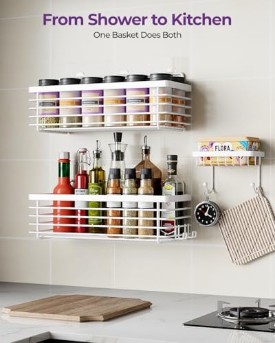 3-Pack Stainless Steel Shower Caddy