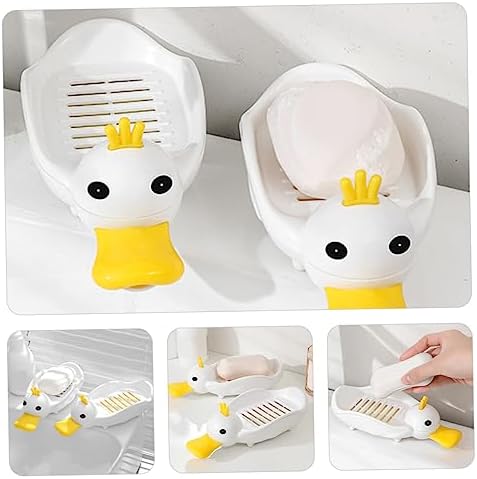 MUCKLILY Cute Cartoon Duck Soap Holder