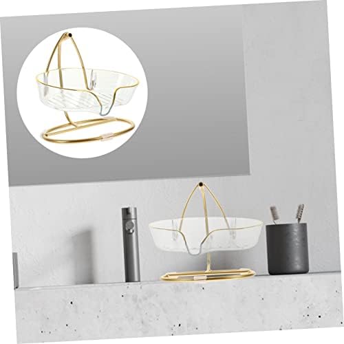 LIFKOME Countertop Soap Holder Draining Stylish for BATHrooms