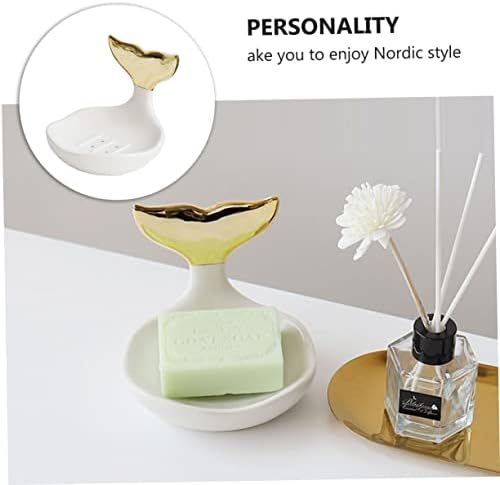 Healifty Modern Stylish Shaped Soap Holder for Bathroom Organization