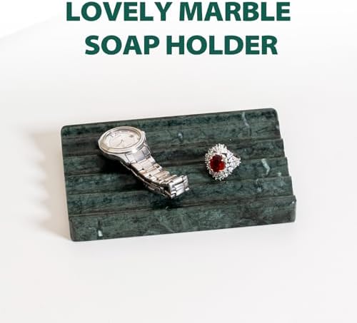 Marble Soap Dish Water Ripple Design