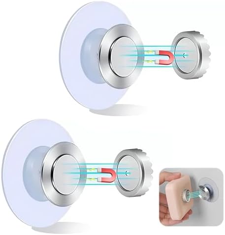 Durable Magnetic Soap Holder with Suction Cup for Bathroom Kitchen Use