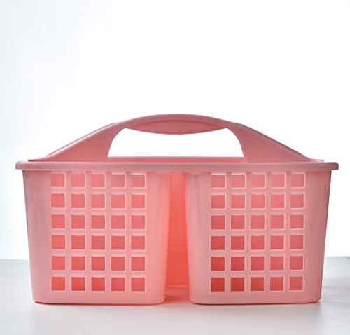 ALINK Plastic Shower Caddy Basket with Compartments
