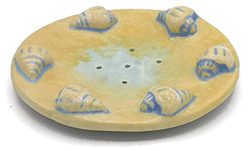 Handmade Elegant Unique Ceramic Soap Dish Dispenser