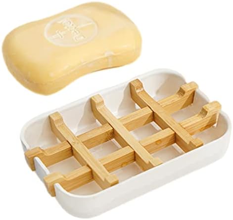 Bamboo Wood Soap Dish Holder