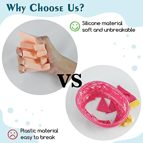 Two-Piece Pink Silicone Soap Dish