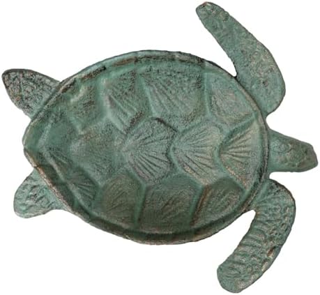 Stunning Cast Iron Sea Turtle Dish