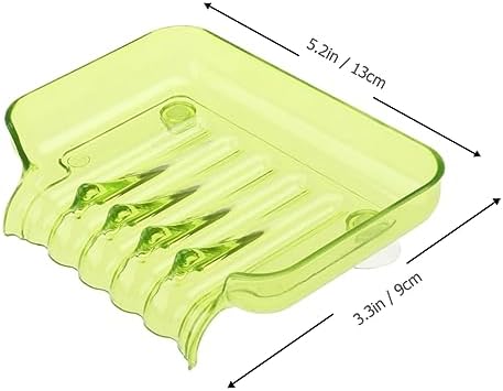 Innovative Suction Soap Dish for Green Drain Storage