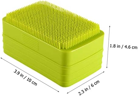 Large Bar Soap Container with Silicone Exfoliating Brush