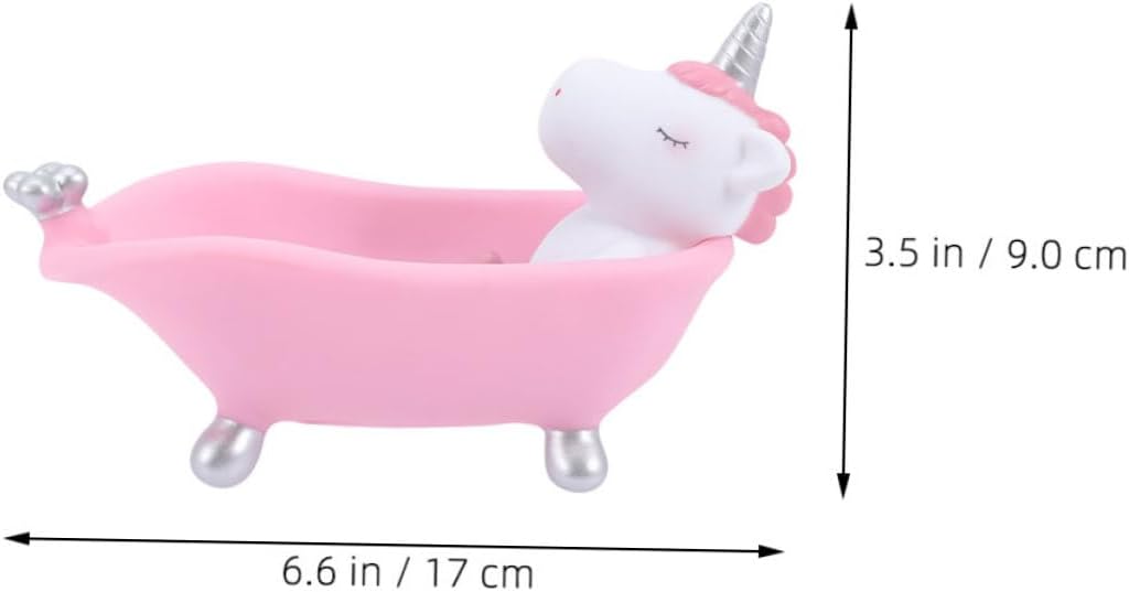 2pcs Cute Cartoon Animal Soap Holder Draining Tray for Bathroom