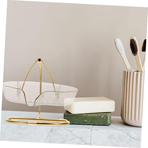 LIFKOME Countertop Soap Holder Draining Stylish for BATHrooms