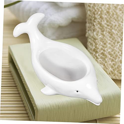 Amosfun Animal-Shape Self-Draining Soap Holder