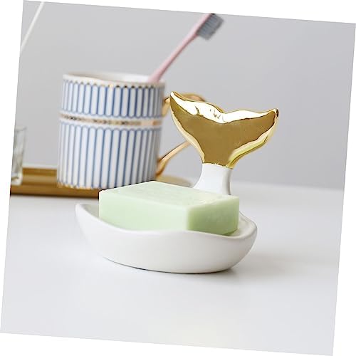 Healifty Modern Stylish Shaped Soap Holder for Bathroom Organization