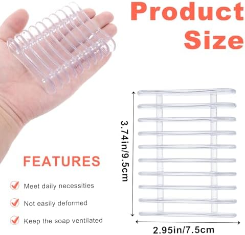 Plastic Soap Holder 2PCS Set