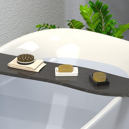 Stylish Rhode Luxury Milk soap dish self-draining and non-slip