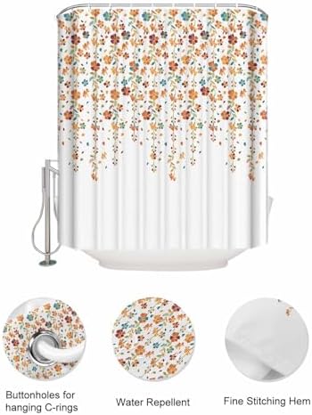 Sleek Mesh Organizer in Botanical Floral Design