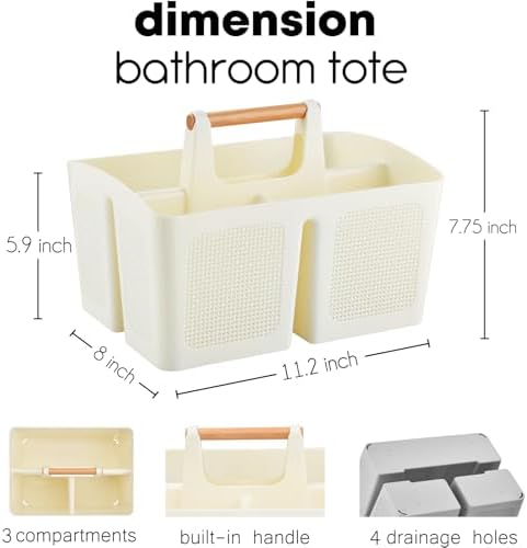 Sturdy Portable Showers stationary with Compartmental Design for Bathroom Essentials