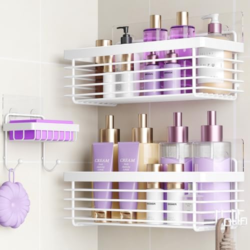 3-Pack Stainless Steel Shower Caddy
