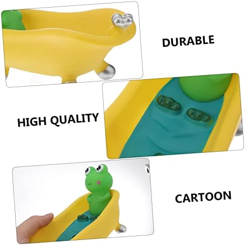 TINEASUR Frog-shaped Soap Dish - Draining Safe for Home Travel Use