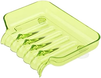 JoinPaya Modern Green Wall-Mountable Soap Dish for Bathrooms